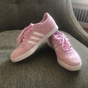 Pink Adidas sneakers!